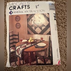 Vintage McCalls Crafts American Tradition 794/8209